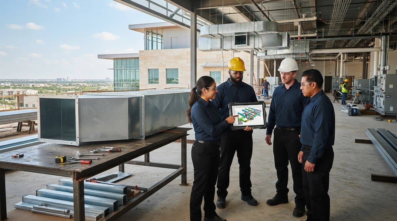 In-House HVAC Duct Fabrication: From Coordinated Design to Field Installation