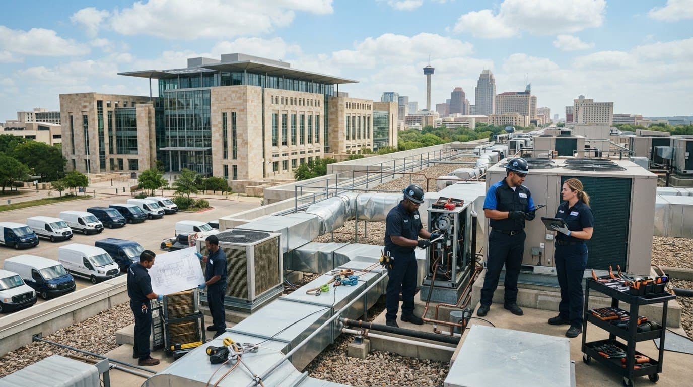 Government Building HVAC Contractors in San Antonio by Work Type