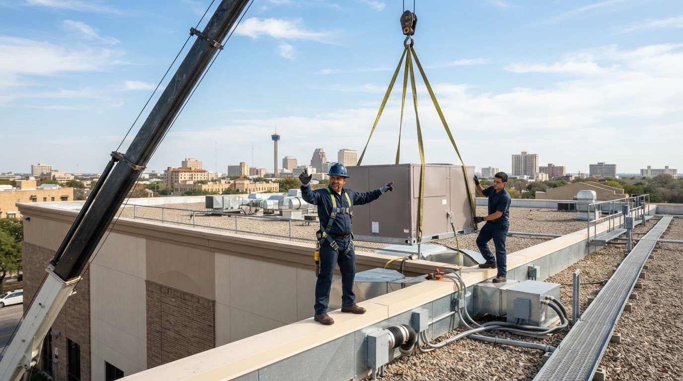 Cost to replace a 10-ton commercial AC unit in Texas
