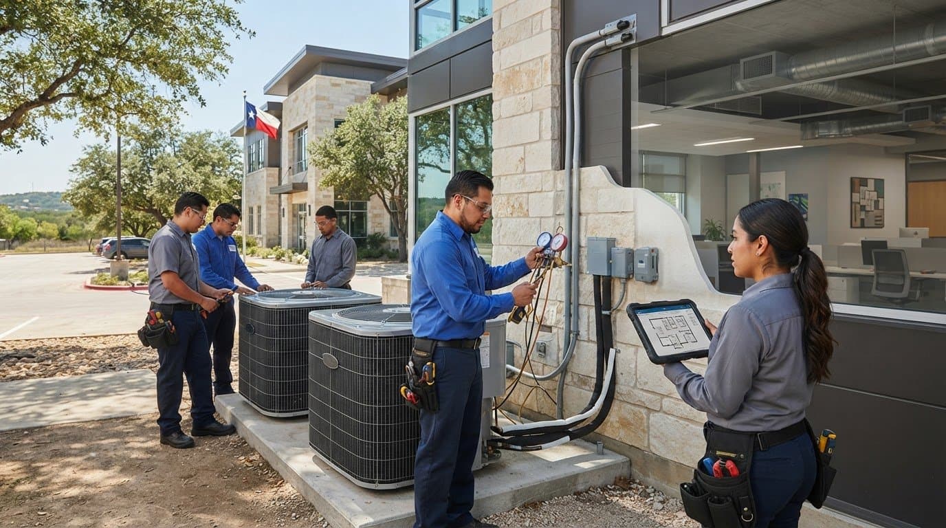 Commercial Split System Installation and Sizing in Round Rock